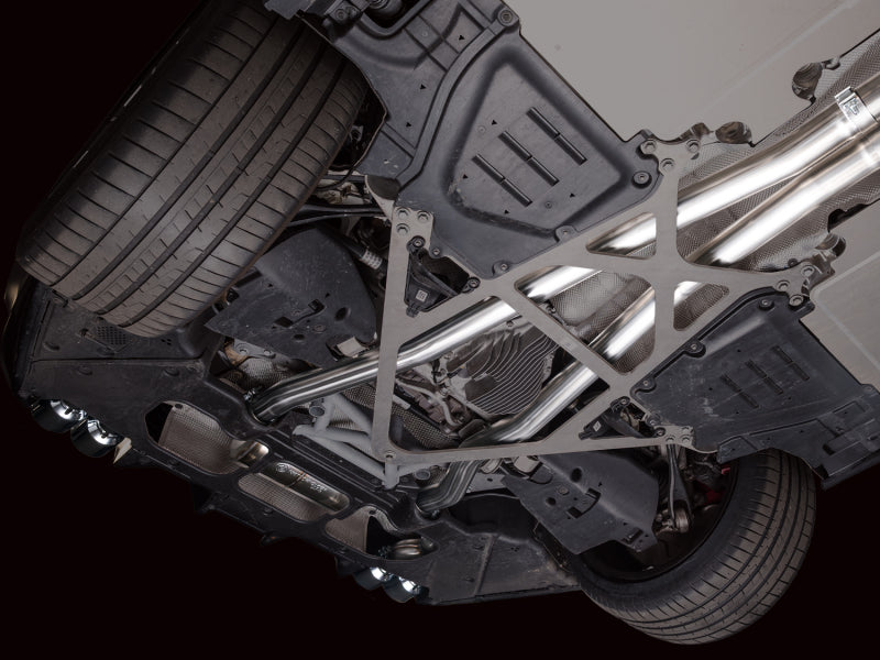 AWE Tuning BMW G90/G99 M5 Touring Edition Cat-Back Exhaust - Chrome Silver Tips (view 5)