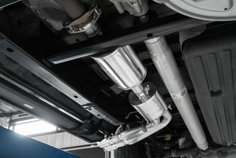 MBRP 15-20 Ford F150 T304 Pre-Axle 4in OD Tips Dual Outlet 3in Cat Back Exhaust (view 3)
