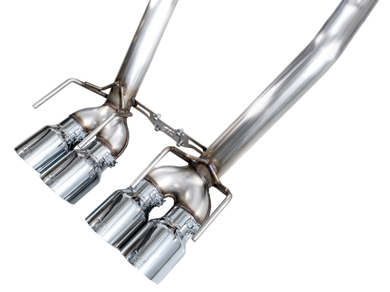 AWE Tuning 09-13 Chevrolet Corvette 6.2L Track Edition Axle-Back Exhaust w/ Chrome Silver Tips (view 8)