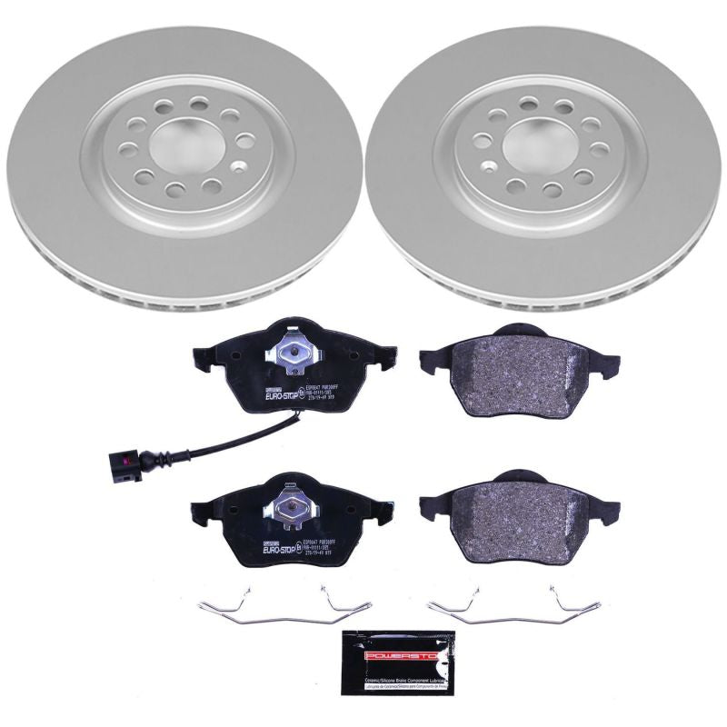 Power Stop 99-06 Audi TT Front Euro-Stop Brake Kit Main image
