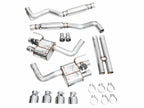 AWE 2024 Ford Mustang GT Fastback S650 RWD SwitchPath Cat-Back Exhaust w/ Quad Chrome Silver Tips (view 13)