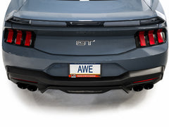 AWE 2024 Ford Mustang GT Fastback S650 RWD SwitchPath Cat-Back Exhaust w/ Quad Diamond Black Tips
