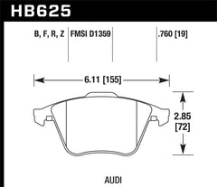 Hawk HPS Street Brake Pads