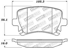 StopTech Performance 06-09 Audi A3 / 05-09 Audi A4/A6 / 08-09 Audi TT / 06-09 VW GTI / 06-09 Jetta