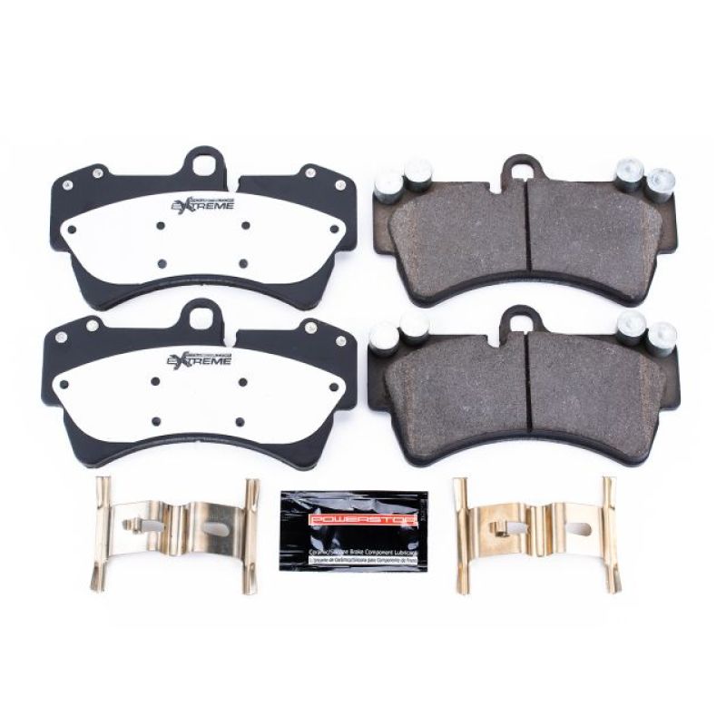 Power Stop 07-15 Audi Q7 Front Z26 Extreme Street Brake Pads w/Hardware Main image