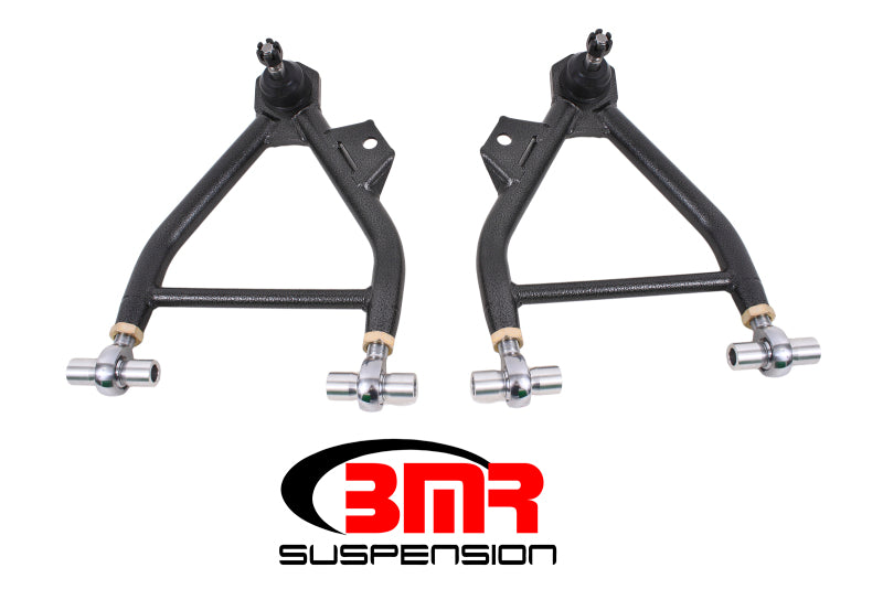BMR 94-04 Mustang Lower A-Arm (Coilover Only) w/ Adj. Rod End and STD. Ball Joint - Black Hammertone Main image