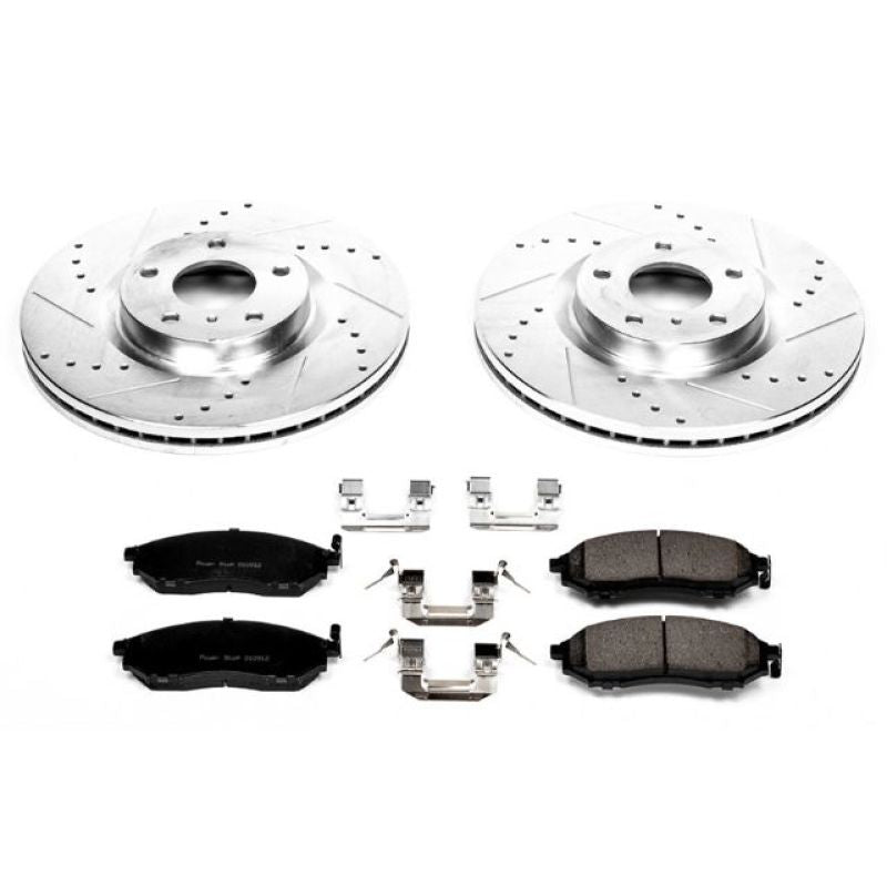 Power Stop 08-12 Infiniti EX35 Front Z23 Evolution Sport Brake Kit Main image