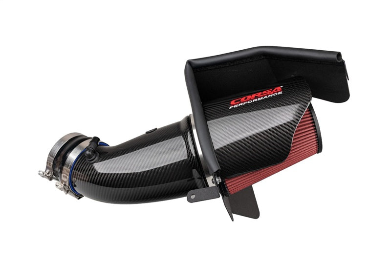 Corsa 19-21 Dodge Challenger SRT/Hellcat/Redeye/Demon Carbon Fiber Air Intake w/ DryTech 3D No Oil Main image