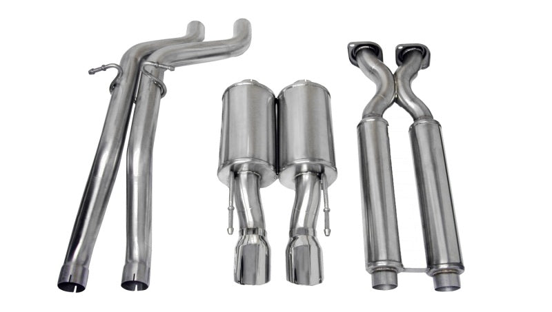 Corsa 2006-2010 Jeep Grand Cherokee 6.1L V8 Polished Sport Cat-Back Exhaust Secondary image