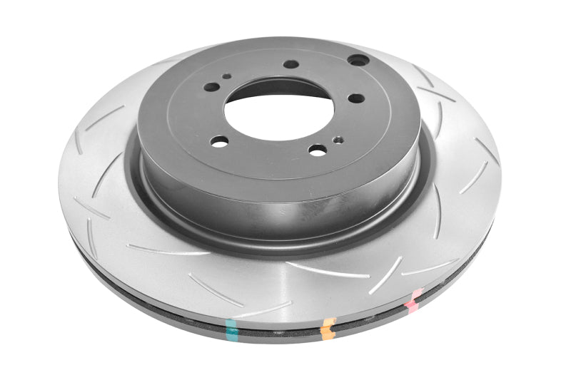 DBA 08-15 Mitsubishi Evolution X Rear Slotted 4000 Series Rotor Main image