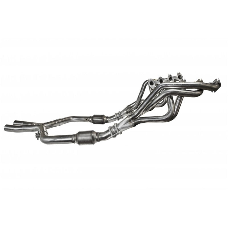 Kooks 05-10 Ford Mustang GT Manual 1 5/8in x 2 1/2in SS Long Tube Headers and OEM Catted SS X Pipe (view 5)