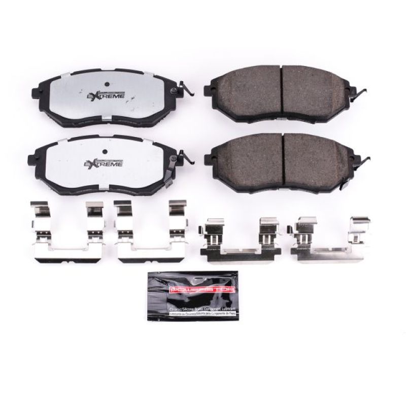 Power Stop 06-07 Subaru B9 Tribeca Front Z26 Extreme Street Brake Pads w/Hardware Main image