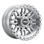 Weld Off-Road Swift 17x9in - 5x114.3 / 5x127 BP - ET-12 78.1mm CB Gloss Silver Machined Wheel & Ring