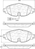 StopTech Street Brake Pads - Front (view 2)
