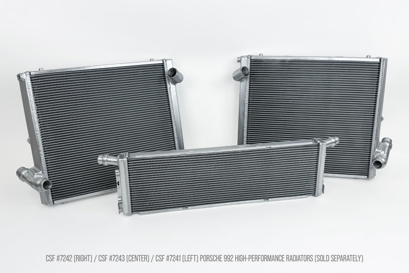 CSF 2019+ 992.1/992.2 Porsche 911(3.0LT Base/T/S/4/4S/GTS/4 GTS) High Perf Right Aluminum Radiator (view 8)