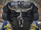 aFe 23-24 Toyota GR Corolla L3 1.6L (t) Gemini XV 3in to 2-1/2in Cat Back Exhaust w/ Blue Flame Tips (view 3)