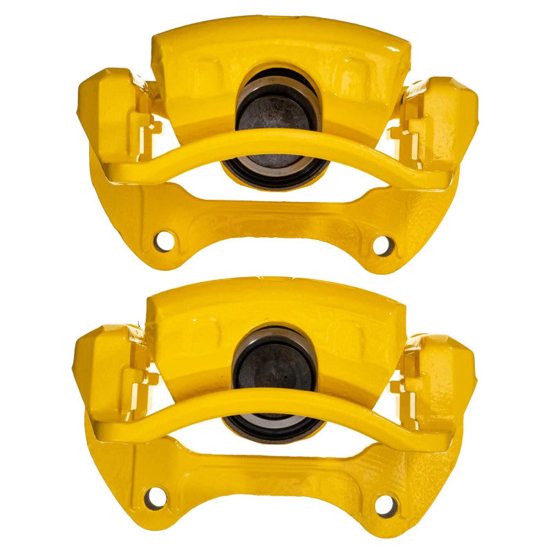 Power Stop 2011 Saab 9-5 Front Yellow Caliper w/Bracket (Pair) Main image