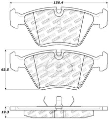 StopTech 95-99 BMW M3 / 01-07 M3 E46 / 89-93 M5 / 98-02 Z3 M series / 93-95 530 Front Brake Pads