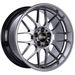 BBS RG-R 18x8.5 5x120 ET13 Diamond Black Wheel -82mm PFS/Clip Required