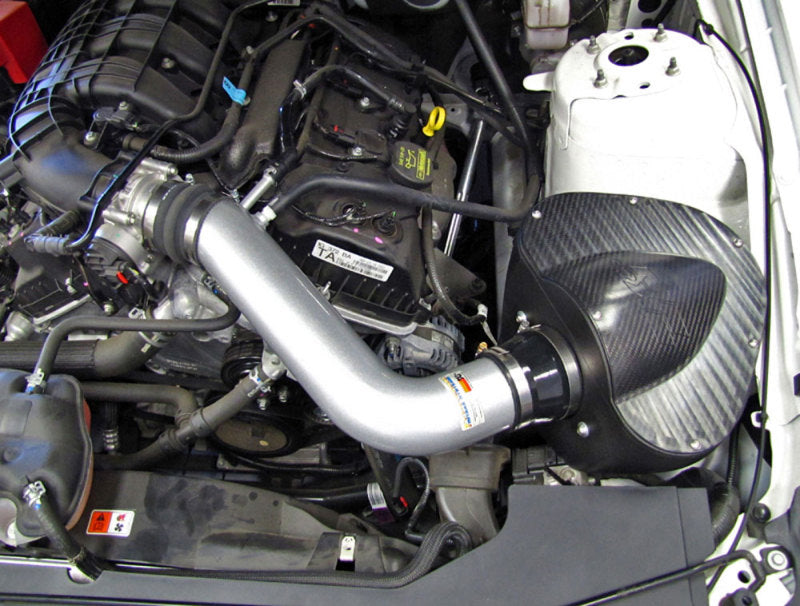 K&N 11-12 Ford Mustang 3.7L V6 Typhoon Cold Air Intake (view 4)