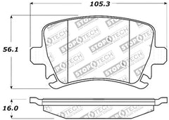 StopTech Performance 06-09 Audi A3 / 05-09 Audi A4/A6 / 08-09 Audi TT / 06-09 VW GTI / 06-09 Jetta