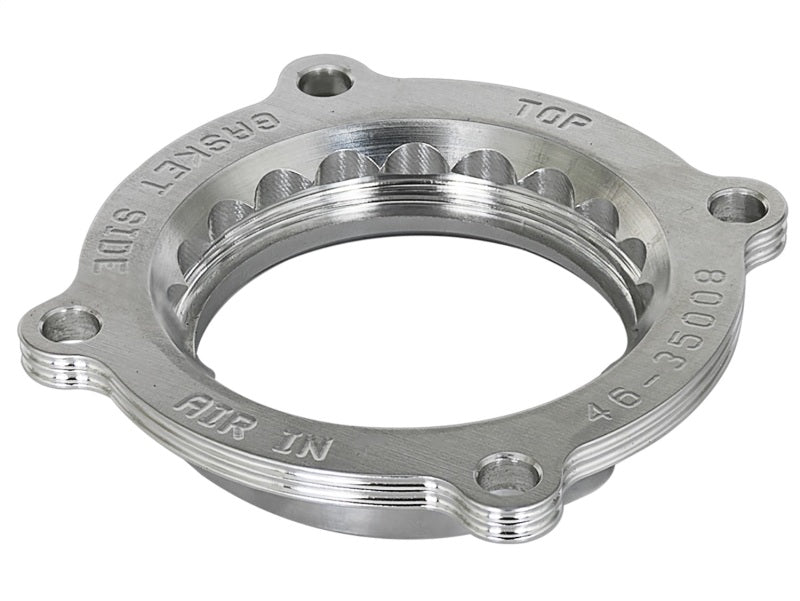 aFe Silver Bullet Throttle Body Spacer 2018+ Jeep Wrangler (JL) V6 3.6L Main image