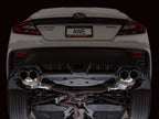 AWE Tuning 22-25 Subaru VB WRX Touring Edition Axle-Back Exhaust - Chrome Silver Tips (view 6)