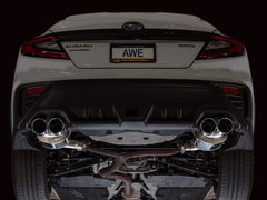 AWE Tuning 22-25 Subaru VB WRX Touring Edition Axle-Back Exhaust - Chrome Silver Tips