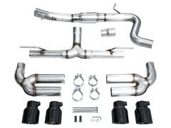 AWE Tuning 22-24 Audi 8Y S3 Track Edition Exhaust - Diamond Black Tips