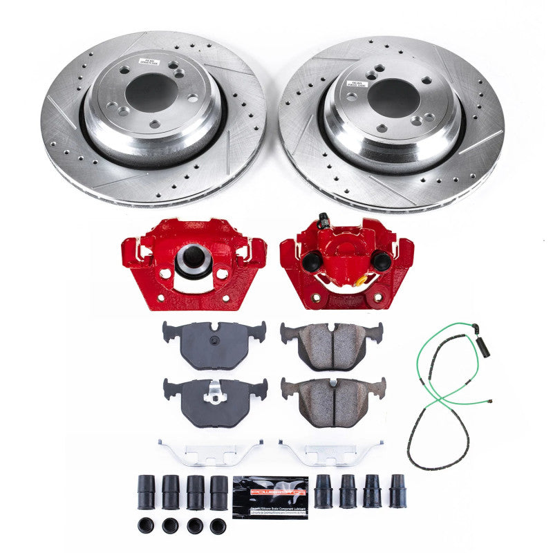 Power Stop 01-06 BMW M3 Rear Z23 Evolution Kit w/Calipers Main image