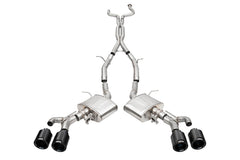 Corsa 22-25 Cadillac CT4 V Blackwing 3in Active Valve Cat-Back - 4.5in Carbon Fiber Black Tip