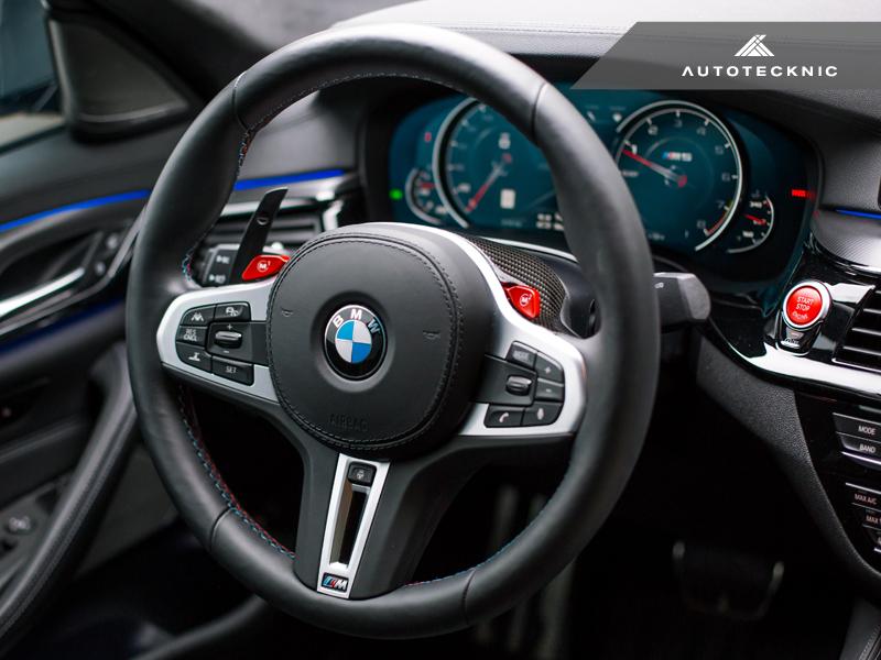 AutoTecknic F90 M5 - Carbon Steering Wheel Top Cover Secondary image