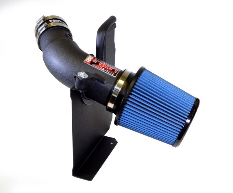 Injen 11-20 Dodge Challenger SRT-8 6.4L V8 Wrinkle Black Power-Flow Short Ram Intake (view 2)