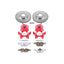 Power Stop 95-99 BMW M3 Front Z26 Street Warrior Brake Kit w/Calipers