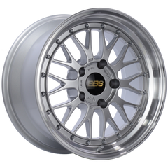 BBS LM 17x9 5x130 ET17 CB71.6 Diamond Silver Center Diamond Cut Lip Wheel