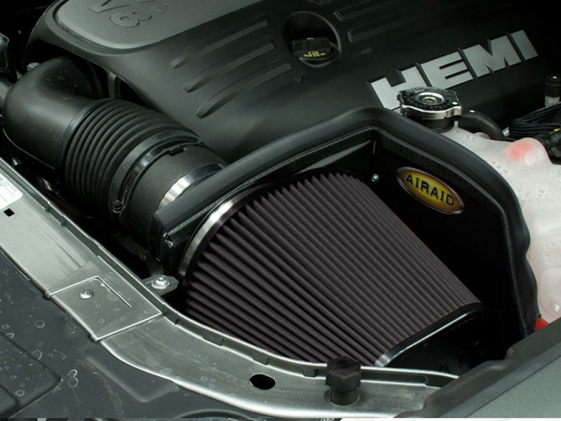 Airaid 11-13 Dodge Charger/Challenger 3.6/5.7/6.4L CAD Intake System w/o Tube (Dry / Black Media) (view 2)