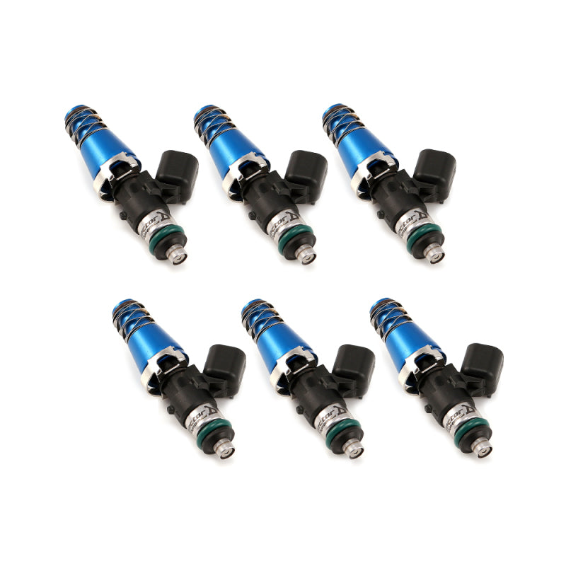 Injector Dynamics 1340cc Injectors - 60mm Length - 11mm Blue Top - 14mm Lower O-Ring (Set of 6) Main image