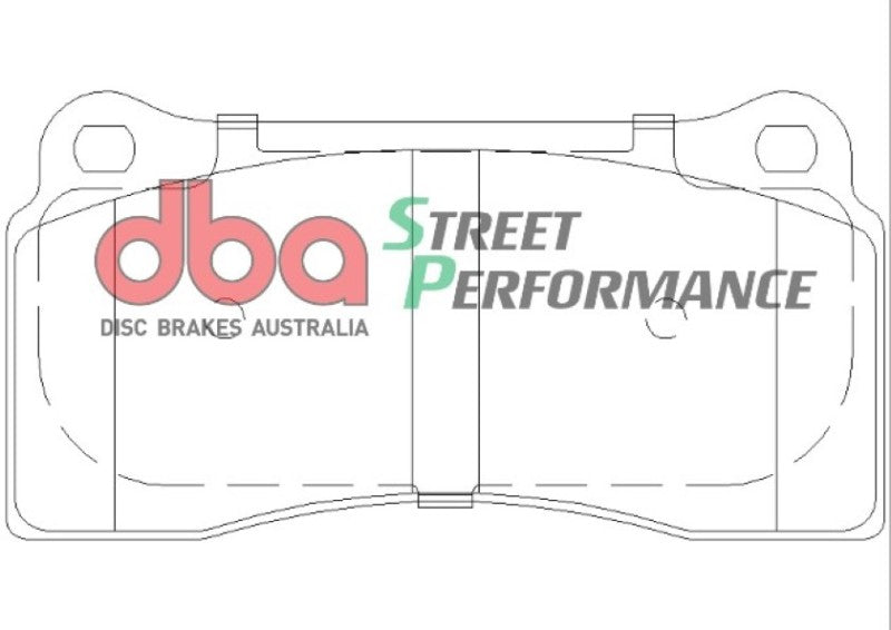 DBA 09-11 Nissan GT-R SP500 Rear Brake Pads (view 4)