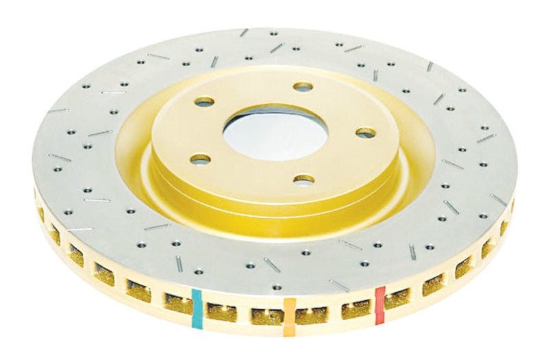 DBA 97-04 Corvette C5/C6 Front Drilled & Slotted 4000 Series Rotor Main image