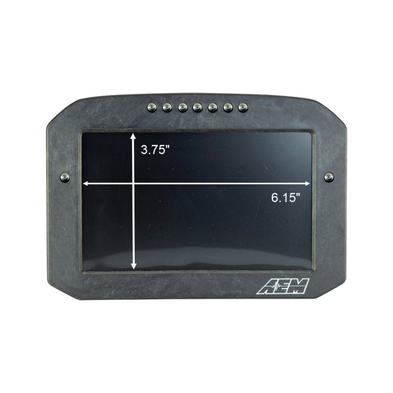 AEM CD-7L Carbon Logging Flush Digital Dash Display (view 8)