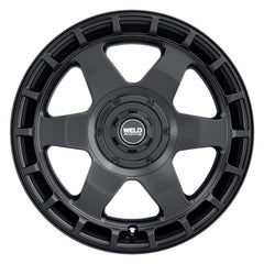 Weld Off-Road Ridge 20x9 - 5x127 / 5x139.7 BP - ET0 - 87.1mm CB - Satin Black Wheel