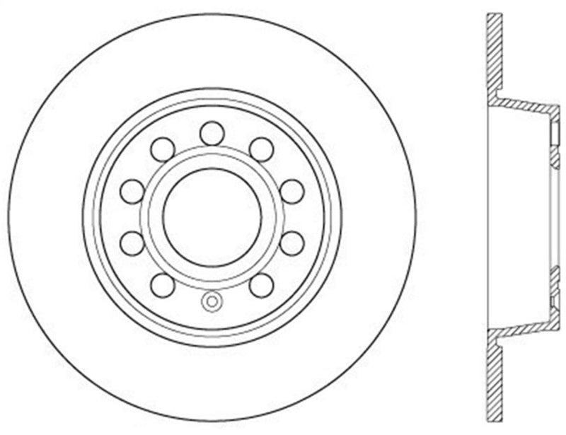 StopTech Slotted & Drilled Sport Brake Rotor Main image