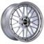 BBS LM 20x9.5 5x120 ET37 Diamond Silver Center Diamond Cut Lip Wheel -82mm PFS/Clip Required