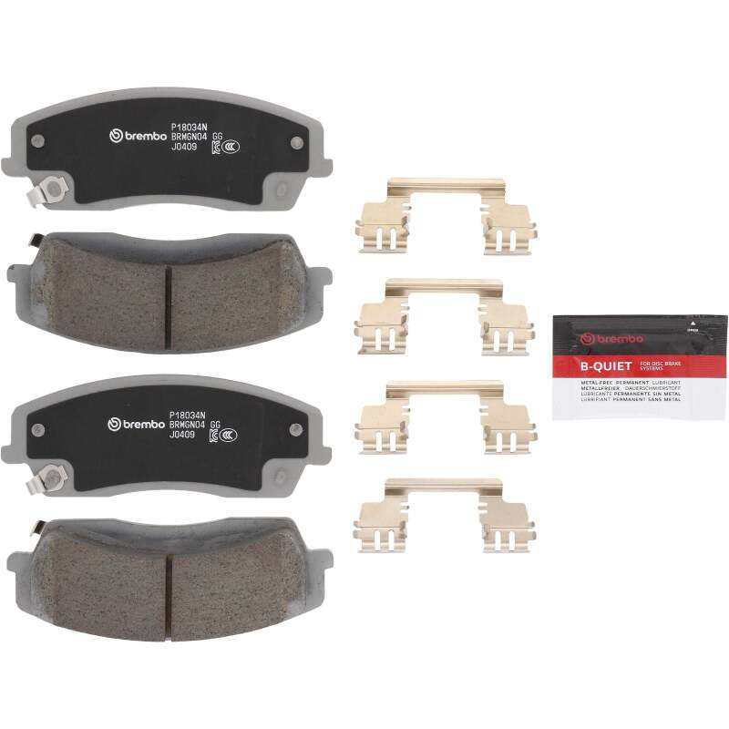 Brembo 05-08 Chrysler 300/ Dodge Charger/Challenger/Magnum Front NAO Brake Pad (view 12)