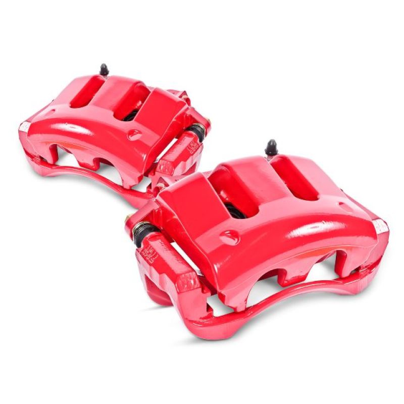 Power Stop 12-17 Chrysler 300 Front Red Calipers w/Brackets - Pair (view 3)