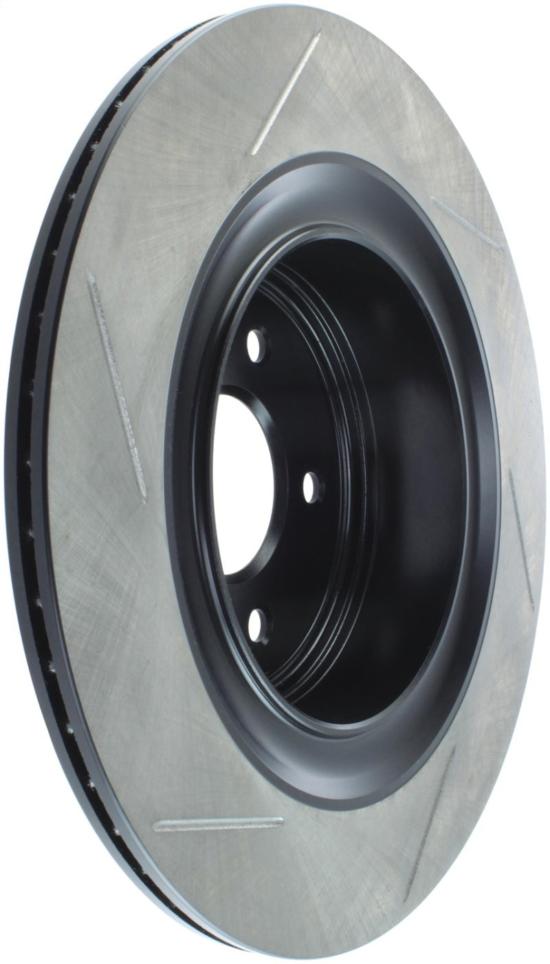 StopTech Power Slot 07-08 Infiniti G35 2WD Sport Sedan / 08-09 G37 SportStop Slotted Rear Left Roto Main image