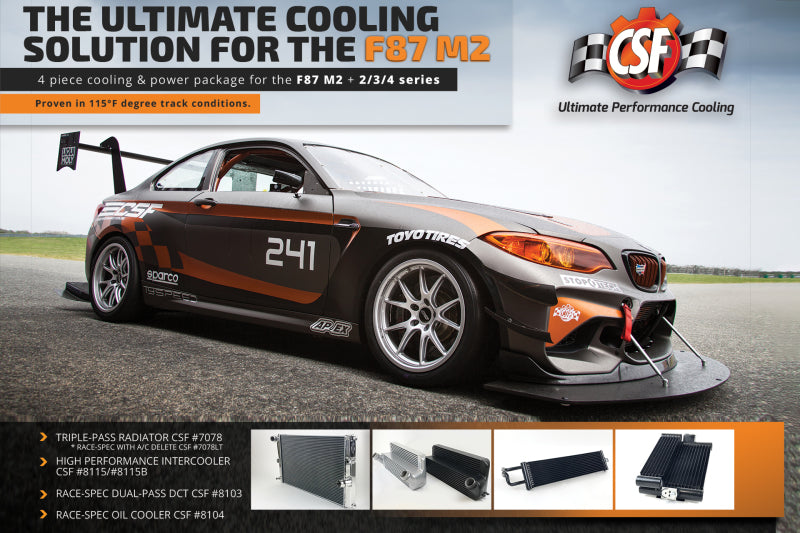 CSF 15-18 BMW M2 (F87) Race-Spec Oil Cooler (view 5)