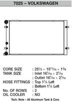 CSF 99-06 Volkswagen Golf/GTI / 99-06 Volkswagen Jetta/GLI Radiator (view 2)