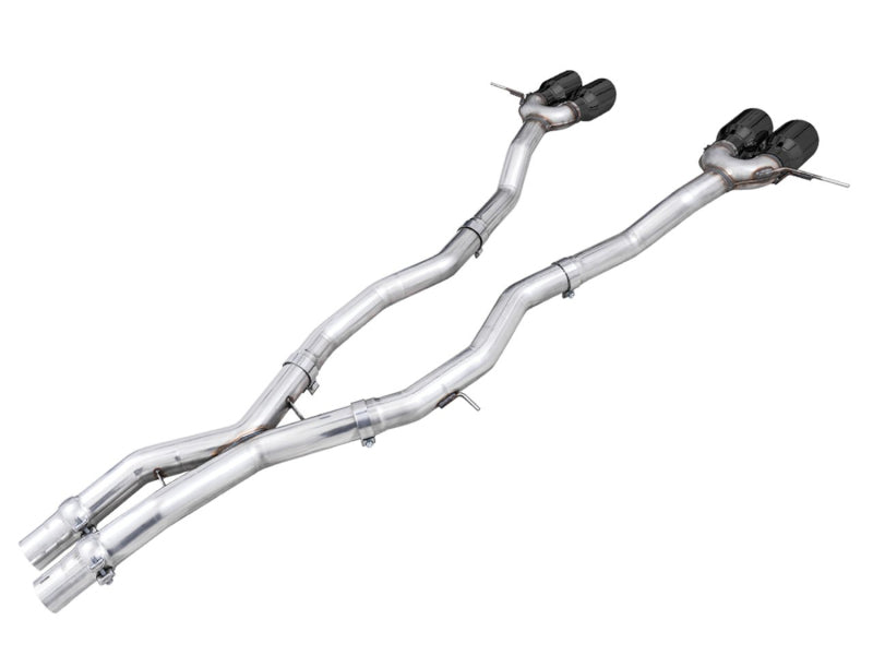 AWE Tuning Track Edition Cat-Back Exhaust for BMW G8X M3/M4 - Diamond Black Tips (view 10)