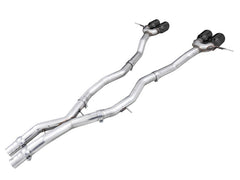 AWE Tuning Track Edition Cat-Back Exhaust for BMW G8X M3/M4 - Diamond Black Tips